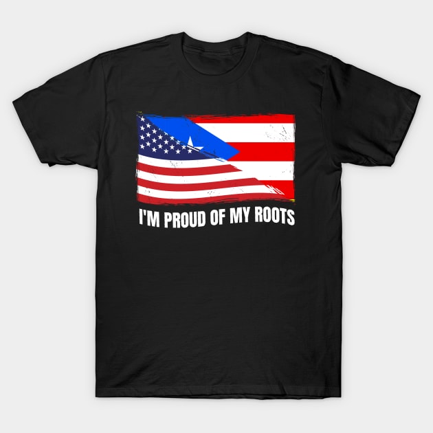 Proud Puerto Rico Flag, Puerto Rico gift heritage, Puerto Rican girl Boy Friend Boricua Puertoriqueño T-Shirt by JayD World